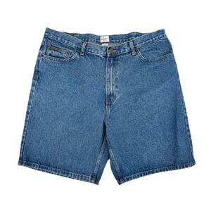Vintage 90s Calvin Klein Jean Shorts Mens Size 38 Blue Denim Jorts Grunge Skater